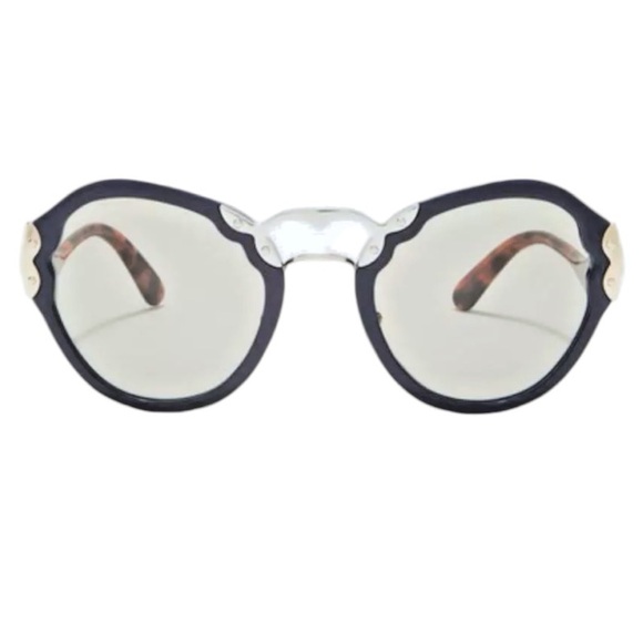 $640 Prada Catwalk Sunglasses Blue 54-25-140 Smoke Lens 100% UV GR8 Gift NWT - Picture 6 of 9